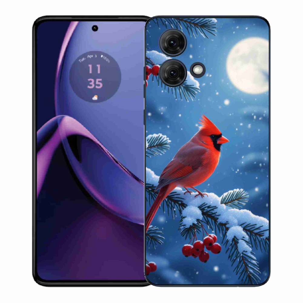 Gélový kryt mmCase na Motorola Moto G84 5G - kardinál červený