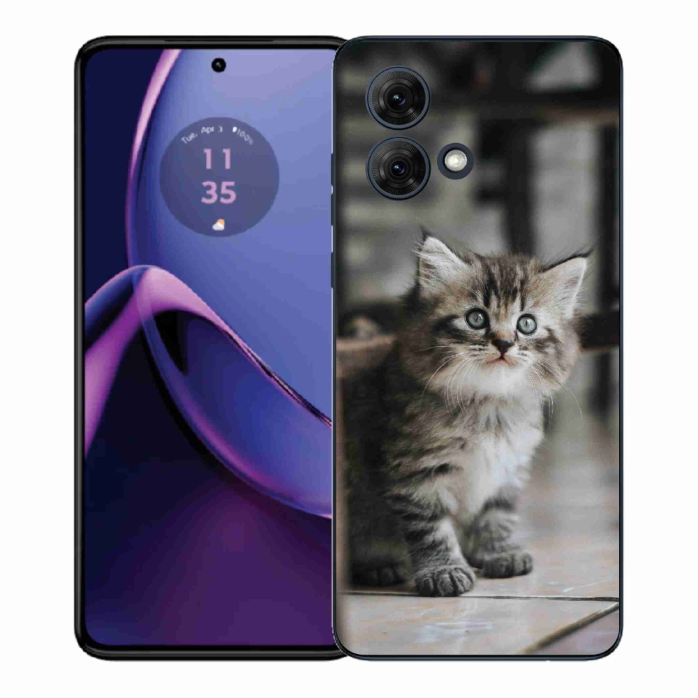 Gélový kryt mmCase na Motorola Moto G84 5G - mačiatko