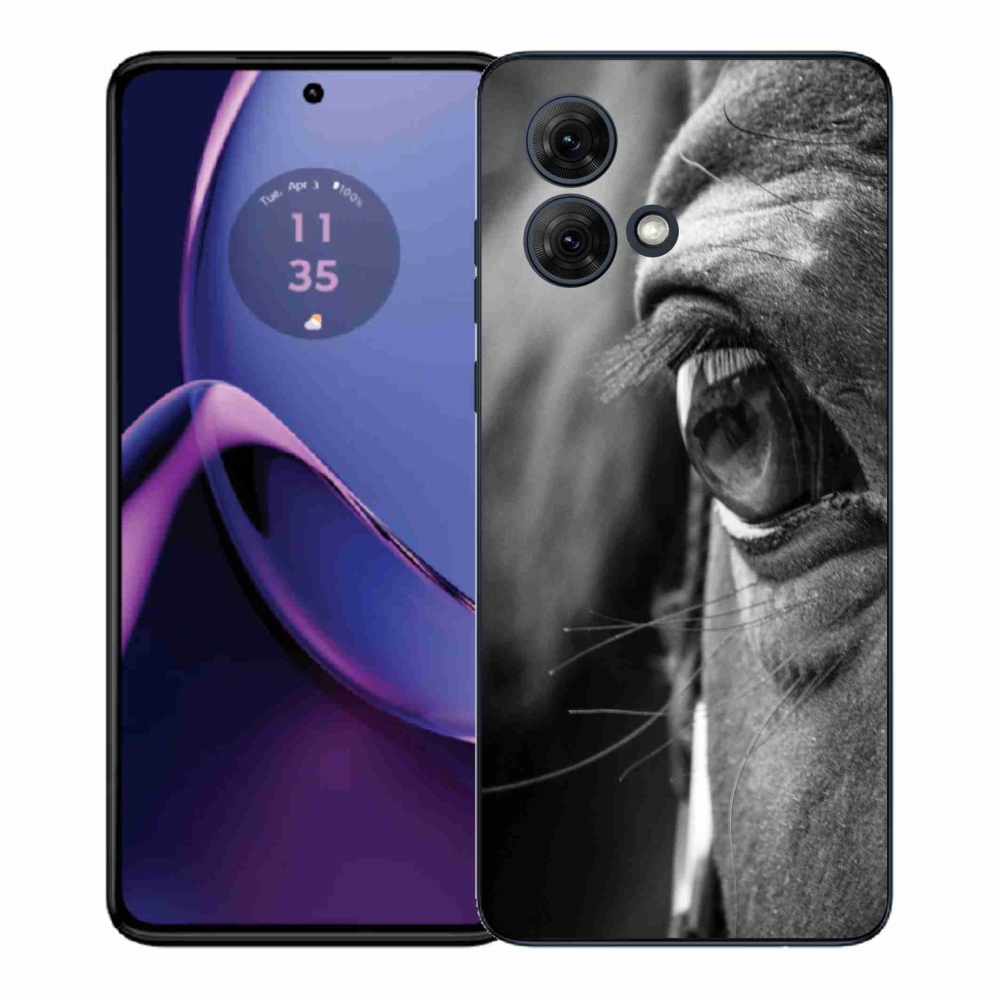 Gélový kryt mmCase na Motorola Moto G84 5G - konský pohľad