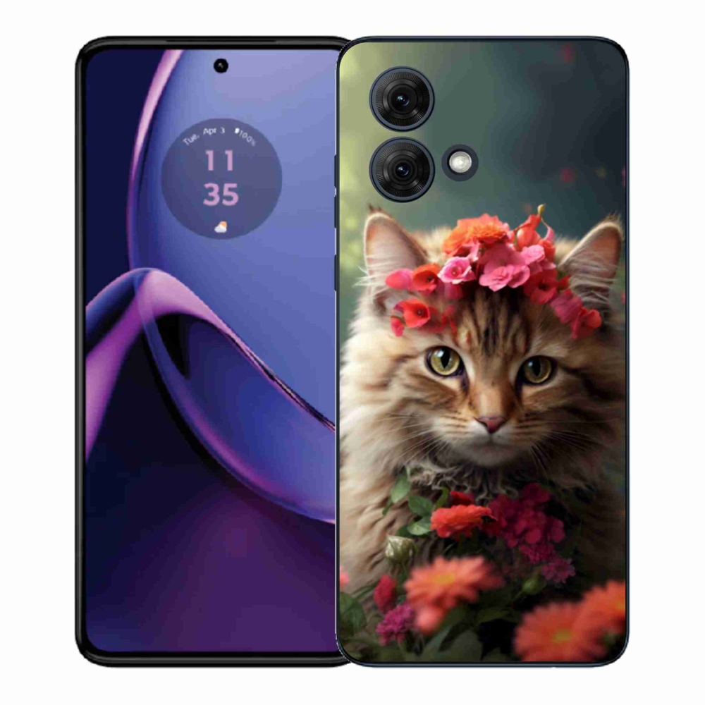 Gélový kryt mmCase na Motorola Moto G84 5G - mačacia princezná