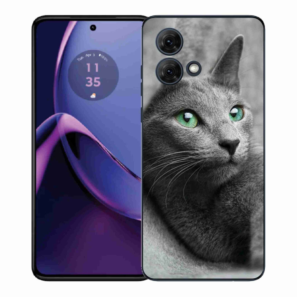 Gélový kryt mmCase na Motorola Moto G84 5G - mačka 2