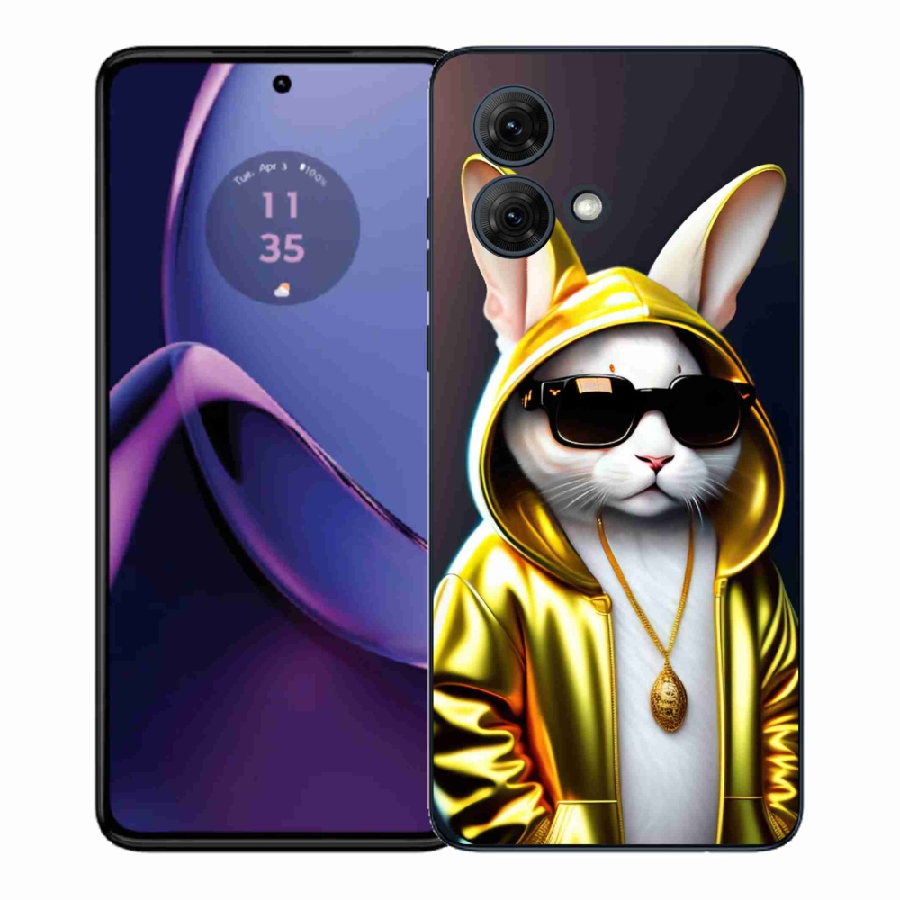 Gélový kryt mmCase na Motorola Moto G84 5G - mačka boss