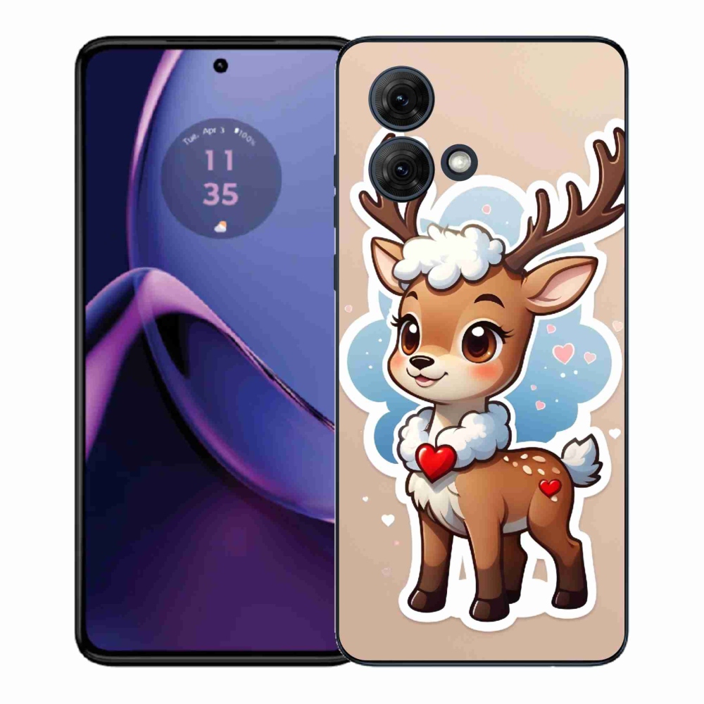 Gélový kryt mmCase na Motorola Moto G84 5G - kreslený sob