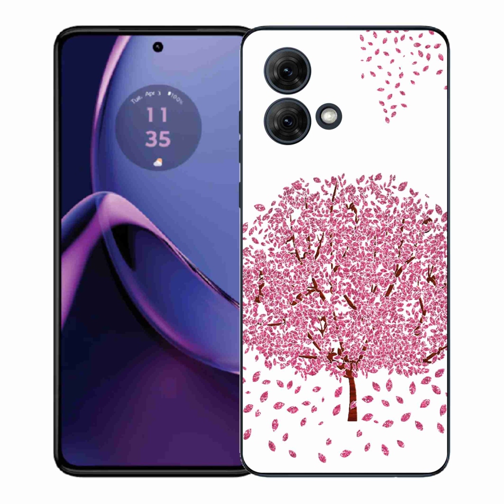 Gélový kryt mmCase na Motorola Moto G84 5G - kreslený strom s listami