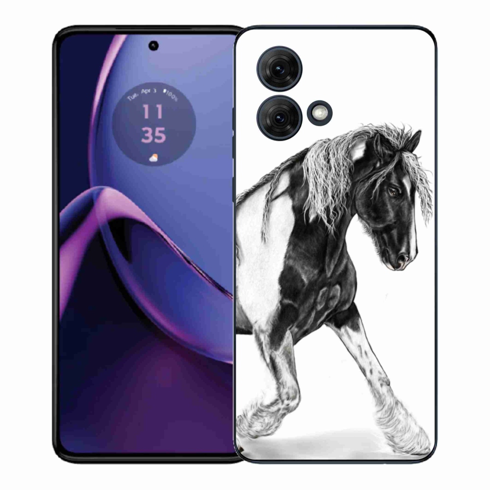 Gélový kryt mmCase na Motorola Moto G84 5G - kôň
