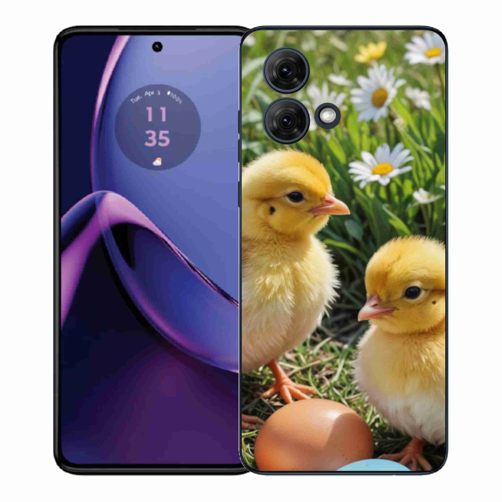 Gélový kryt mmCase na Motorola Moto G84 5G - kuriatka
