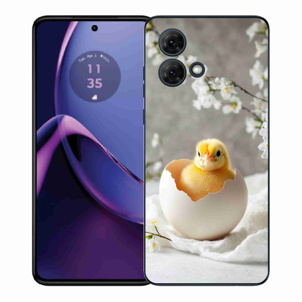 Gélový kryt mmCase na Motorola Moto G84 5G - kuriatko