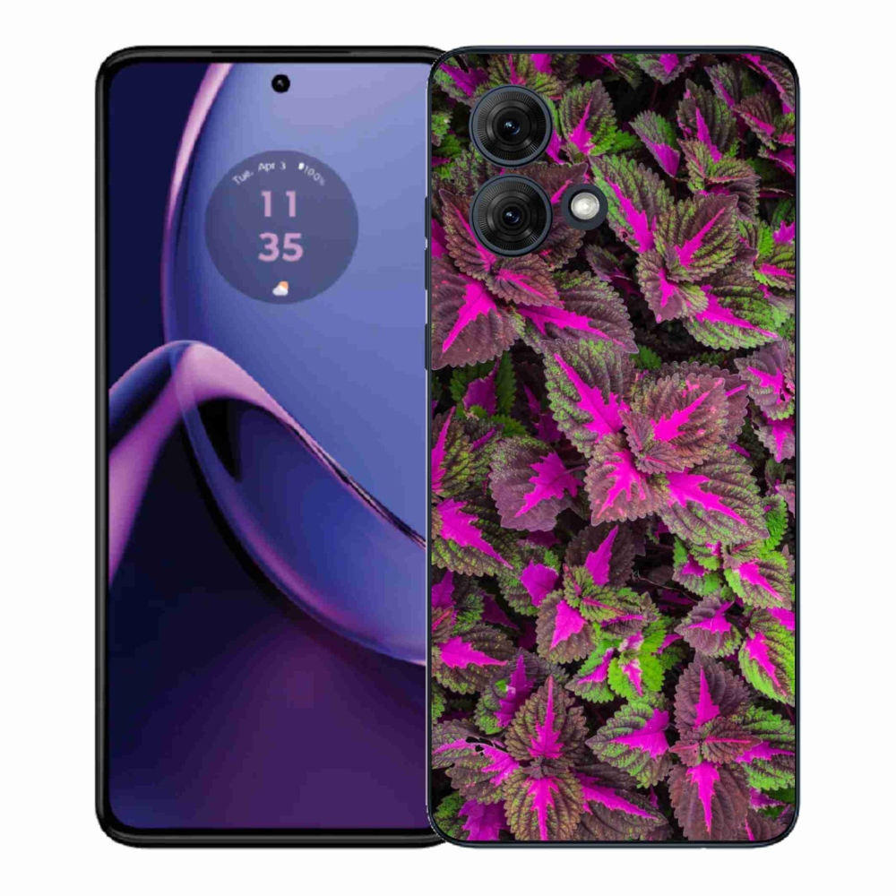 Gélový kryt mmCase na Motorola Moto G84 5G - kvety 10