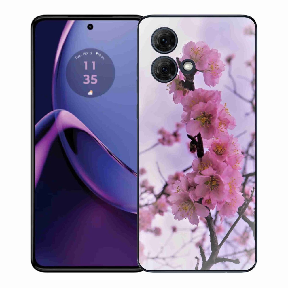 Gélový kryt mmCase na Motorola Moto G84 5G - kvety 7