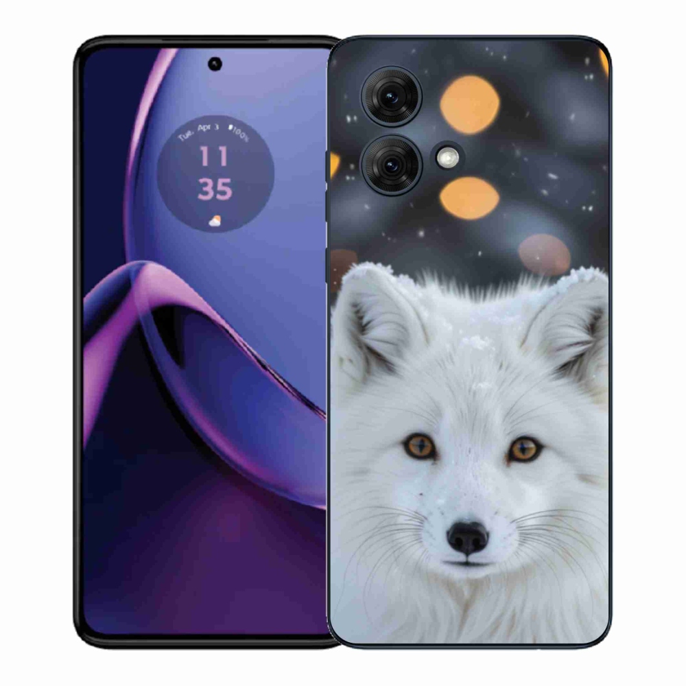 Gélový kryt mmCase na Motorola Moto G84 5G - líška polárna