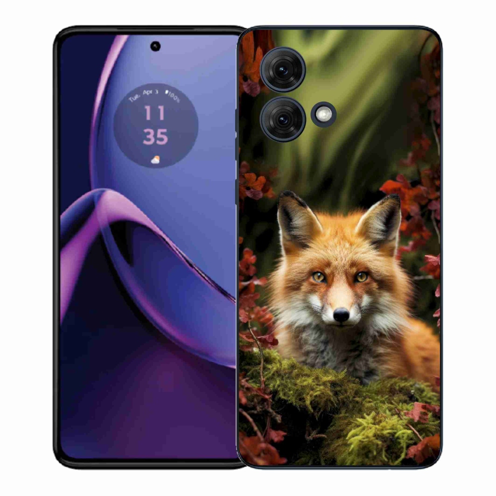 Gélový kryt mmCase na Motorola Moto G84 5G - líška v lese