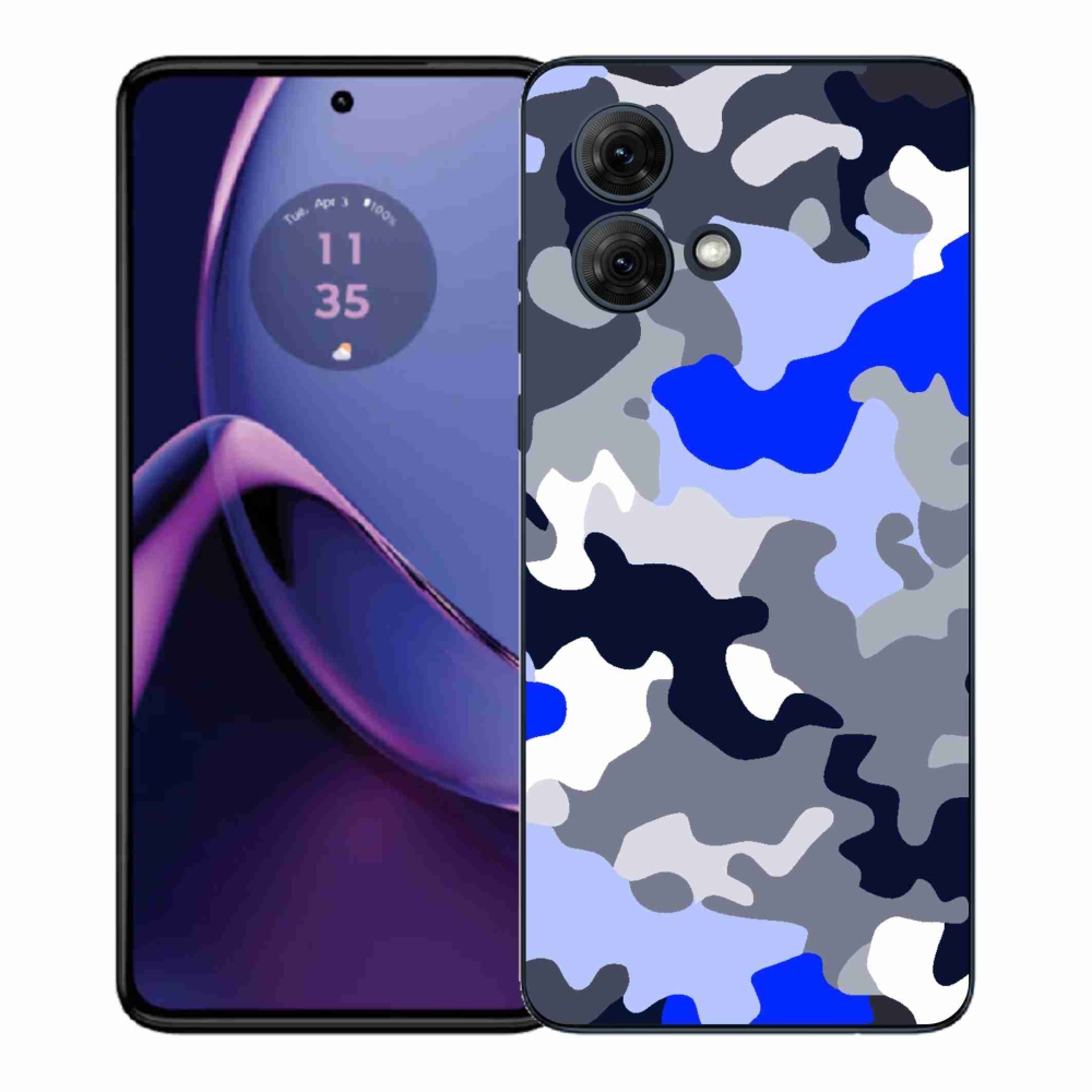 Gélový kryt mmCase na Motorola Moto G84 5G - maskáčový vzor 8