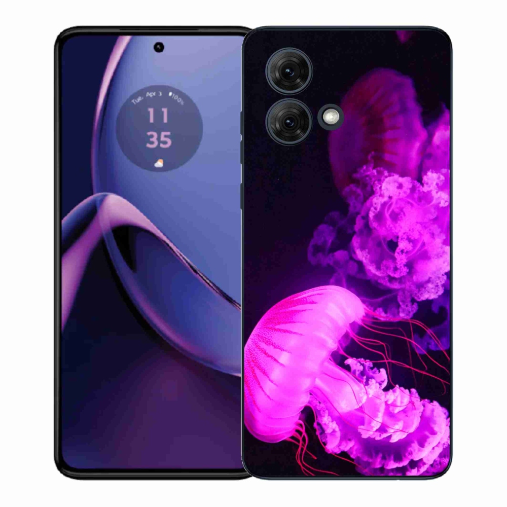 Gélový kryt mmCase na Motorola Moto G84 5G - medúza 1
