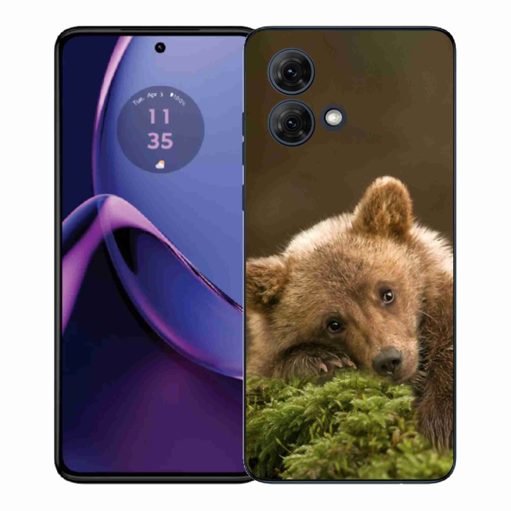 Gélový kryt mmCase na Motorola Moto G84 5G - medveď