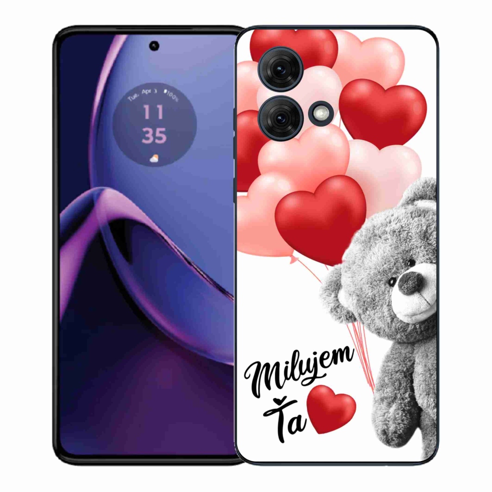Gélový kryt mmCase na Motorola Moto G84 5G - milujem Ťa sk