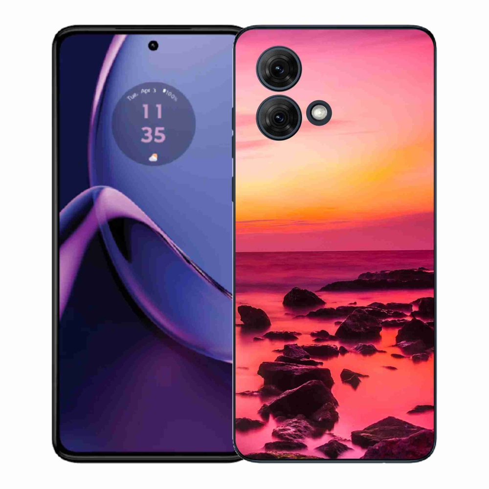 Gélový kryt mmCase na Motorola Moto G84 5G - more a žiara