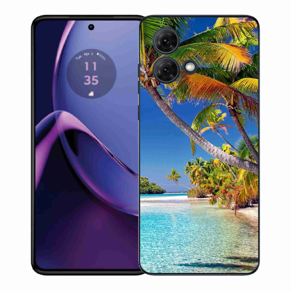 Gélový kryt mmCase na Motorola Moto G84 5G - morská pláž