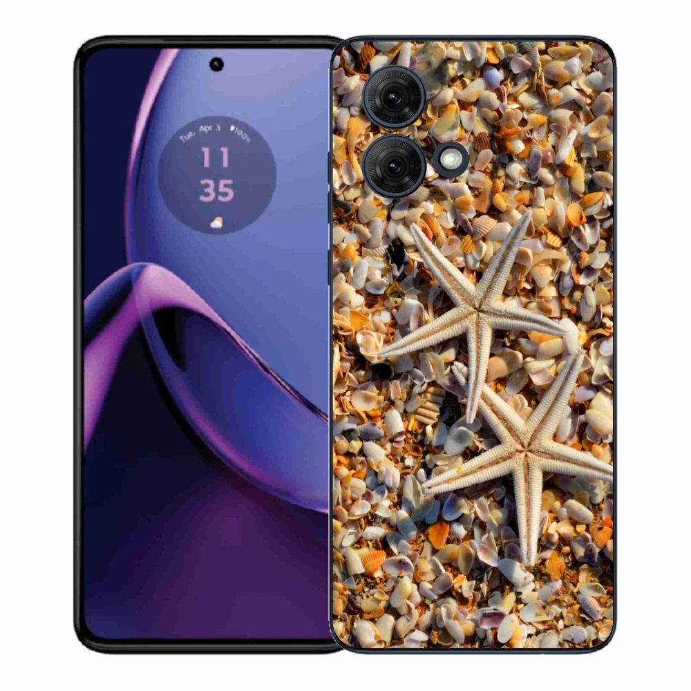Gélový kryt mmCase na Motorola Moto G84 5G - morské hviezdice