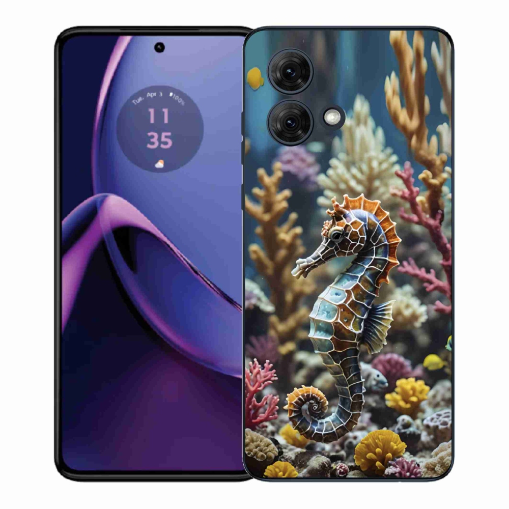 Gélový kryt mmCase na Motorola Moto G84 5G - morský koník 2