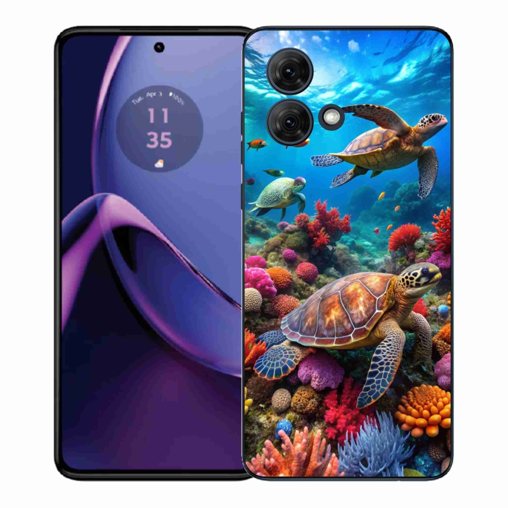 Gélový kryt mmCase na Motorola Moto G84 5G - morský svet 2