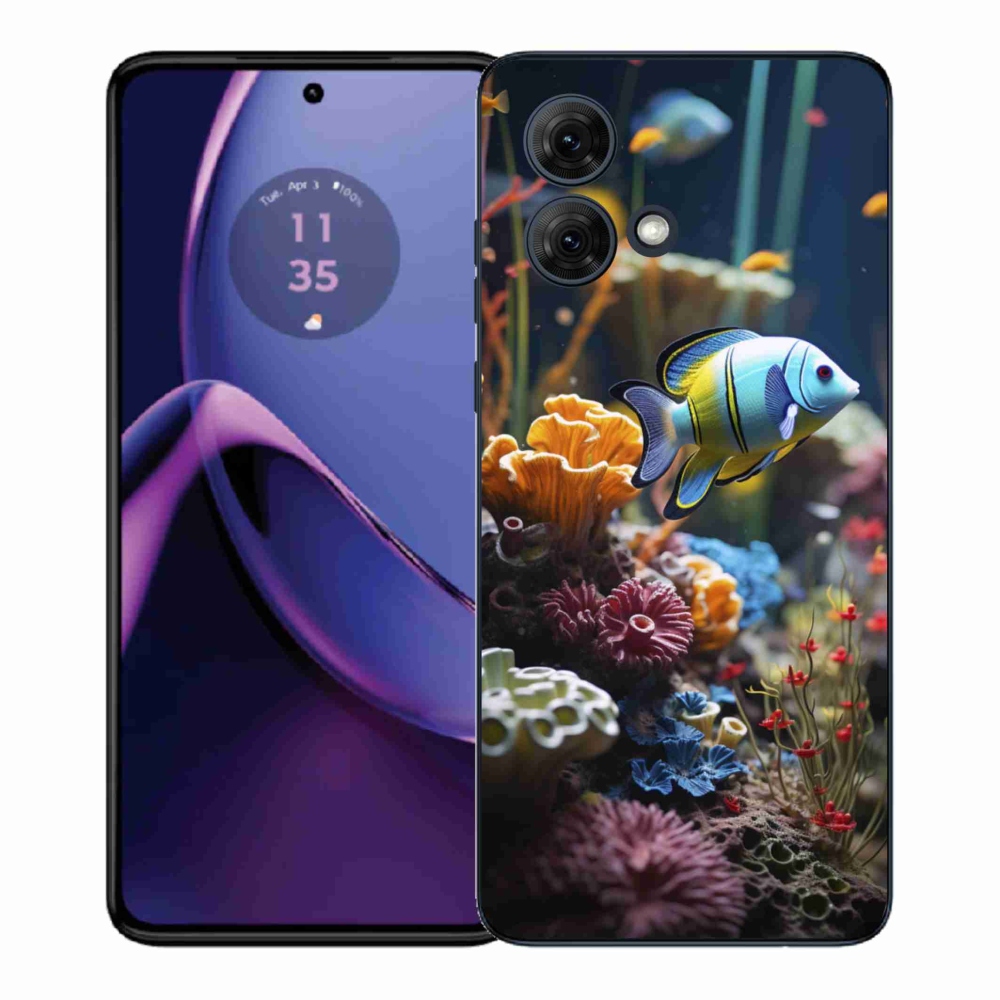 Gélový kryt mmCase na Motorola Moto G84 5G - morský svet 5