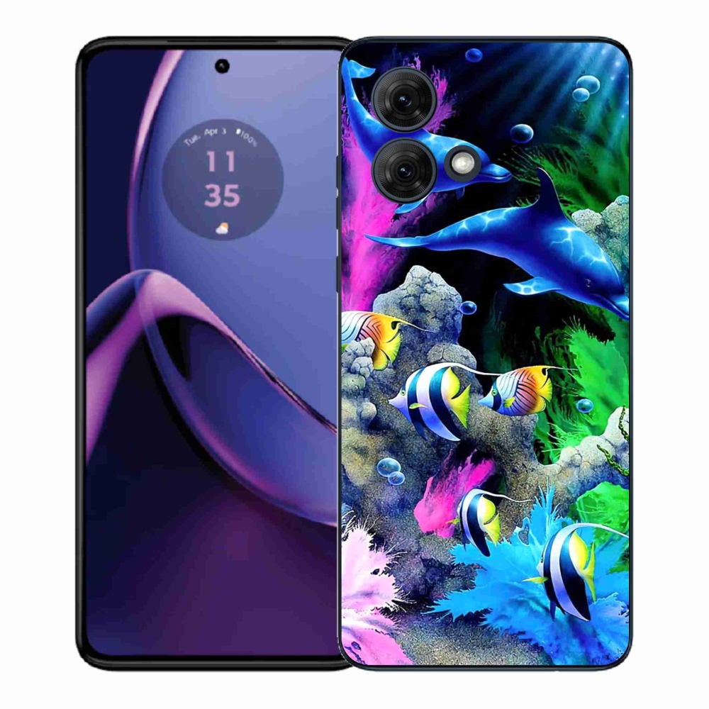 Gélový kryt mmCase na Motorola Moto G84 5G - morský svet
