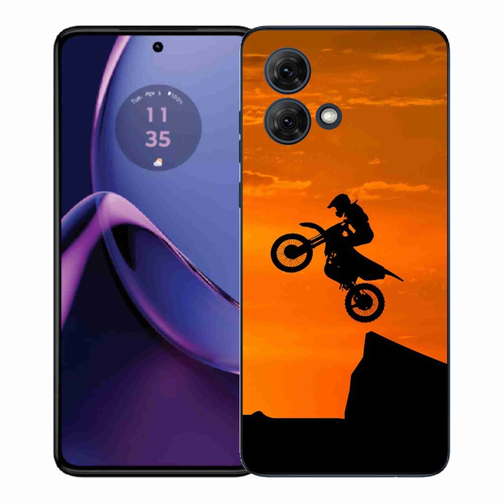 Gélový kryt mmCase na Motorola Moto G84 5G - motocross