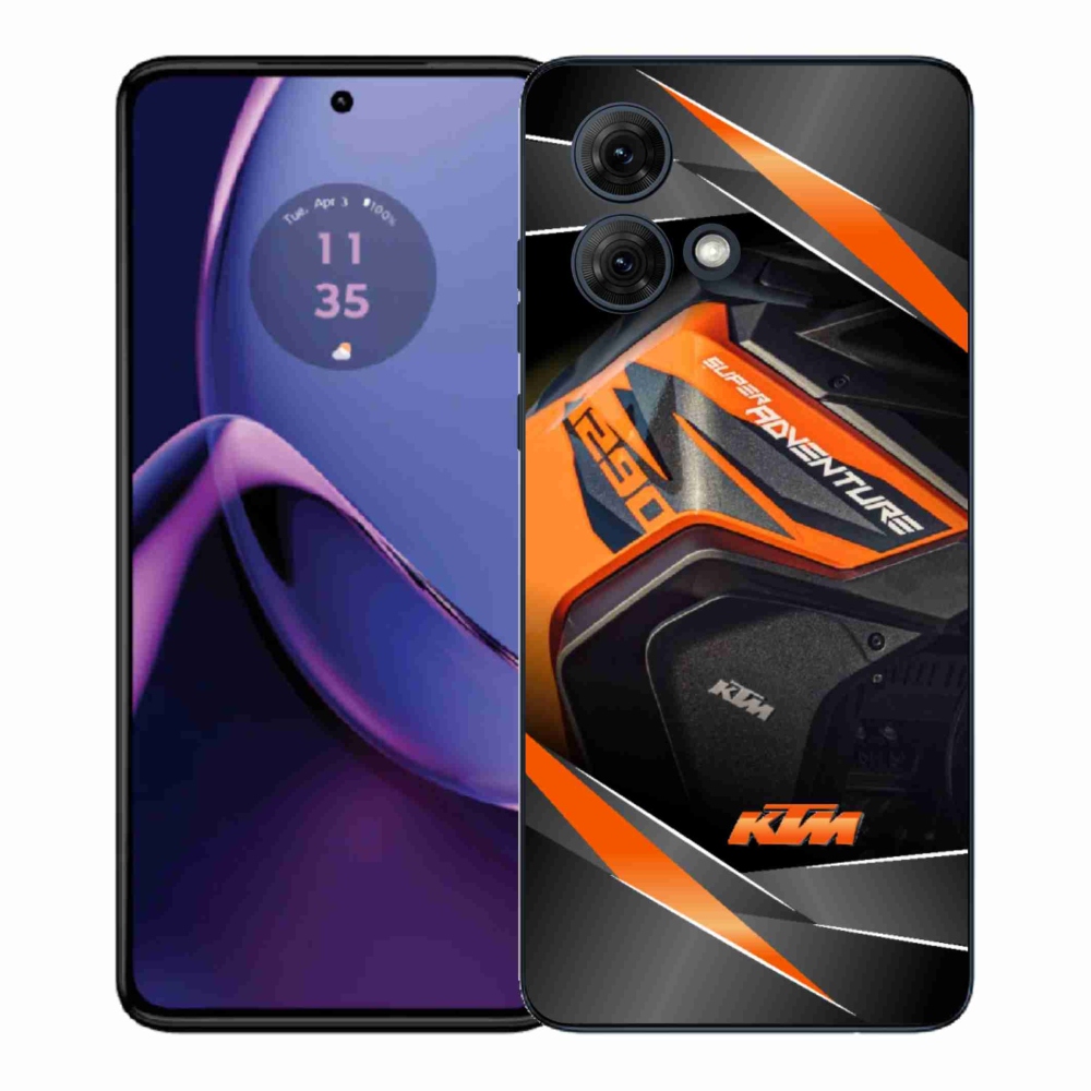Gélový kryt mmCase na Motorola Moto G84 5G - motorka ktm