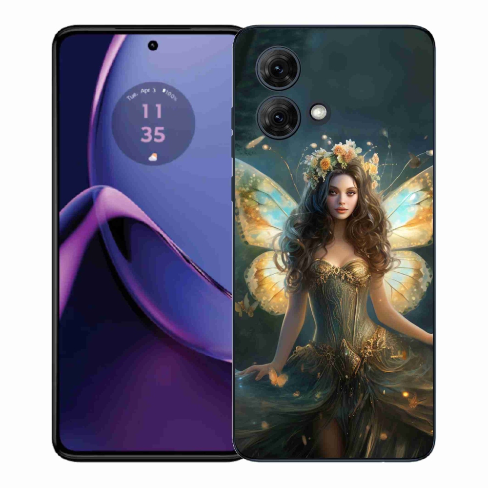 Gélový kryt mmCase na Motorola Moto G84 5G - motýlia žena