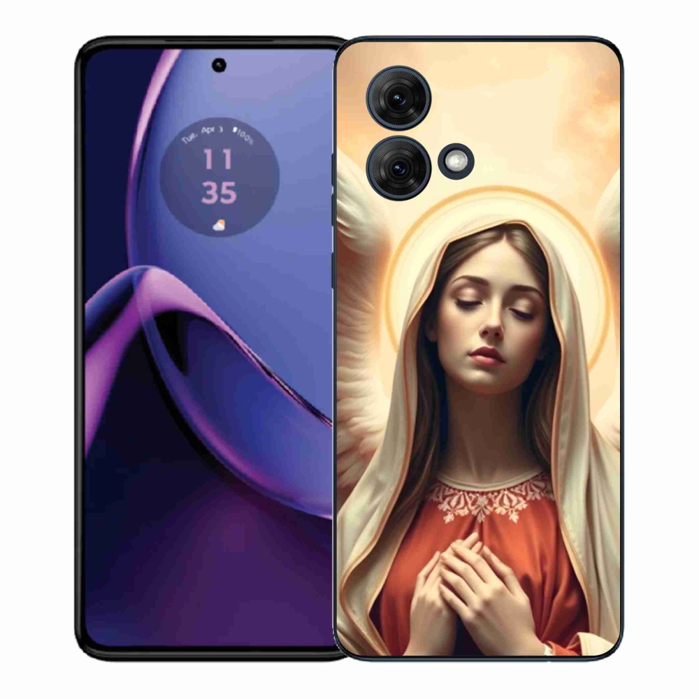 Gélový kryt mmCase na Motorola Moto G84 5G - náboženský motív