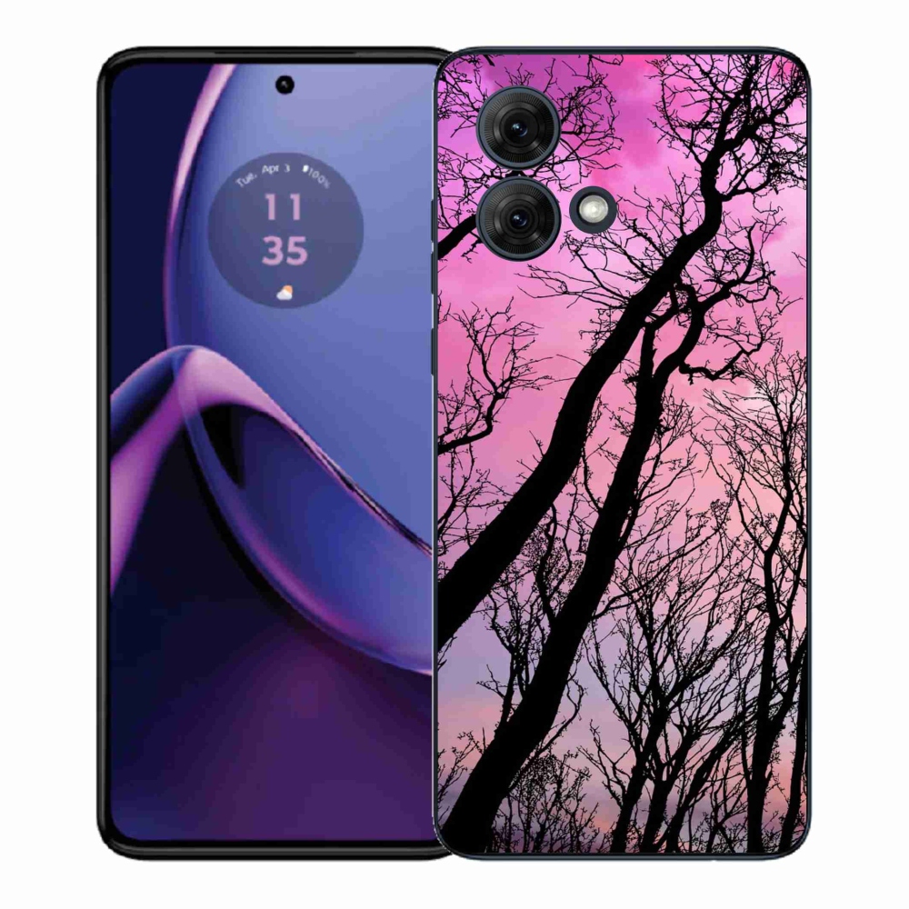 Gélový kryt mmCase na Motorola Moto G84 5G - opadané stromy