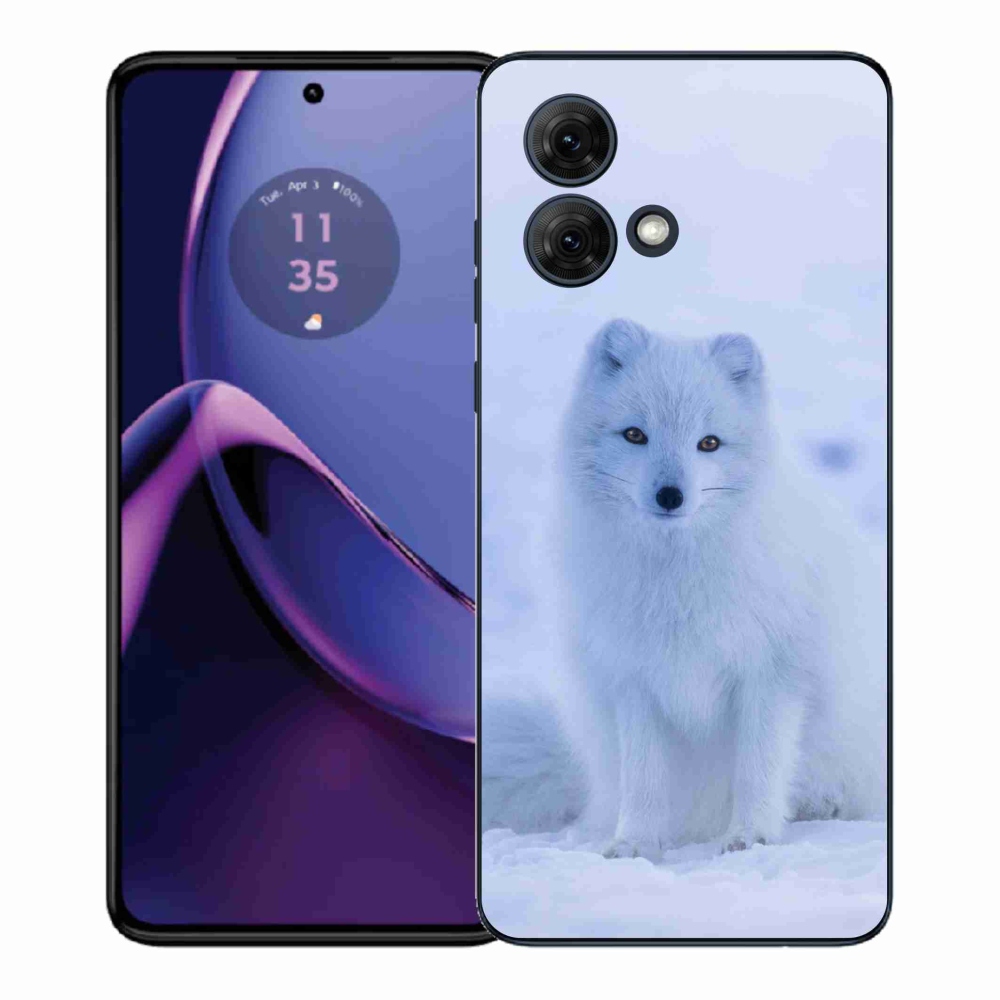 Gélový kryt mmCase na Motorola Moto G84 5G - polárna líška