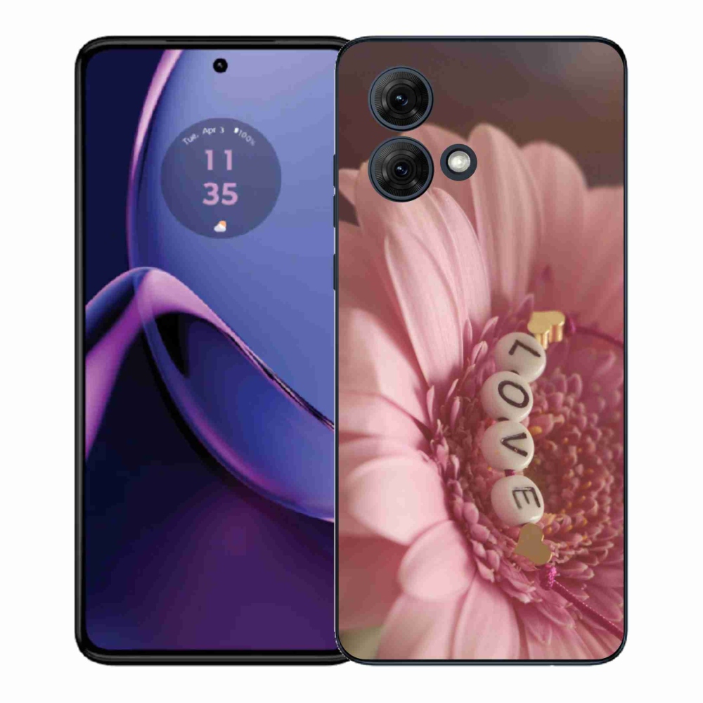 Gélový kryt mmCase na Motorola Moto G84 5G - prívesok love