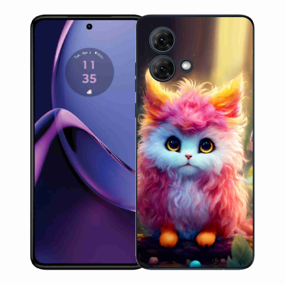 Gélový kryt mmCase na Motorola Moto G84 5G - roztomilé mačiatko 5