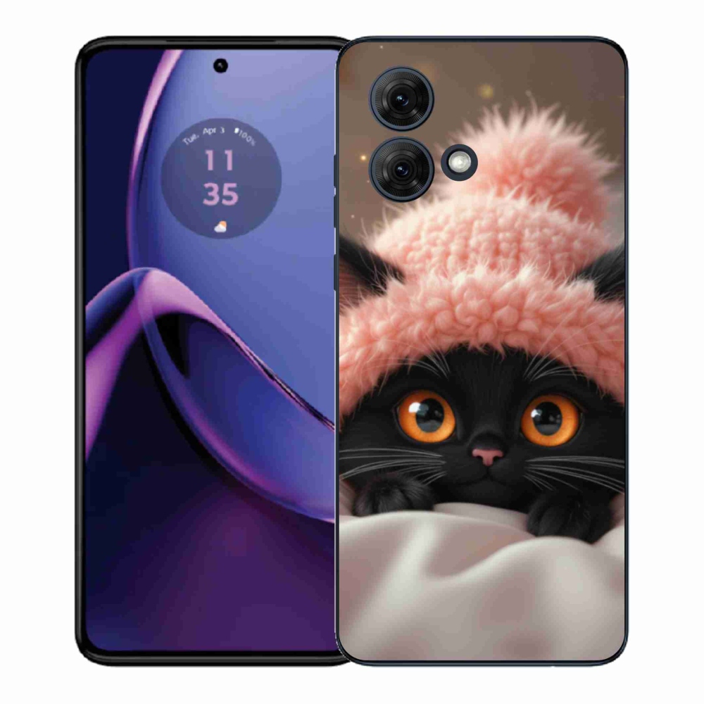 Gélový kryt mmCase na Motorola Moto G84 5G - roztomilé mačiatko 7