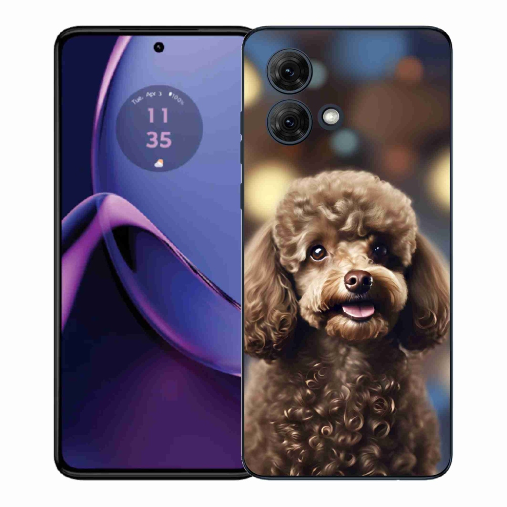 Gélový kryt mmCase na Motorola Moto G84 5G - roztomilý pudel
