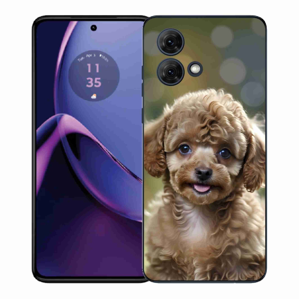 Gélový kryt mmCase na Motorola Moto G84 5G - roztomilý pudel