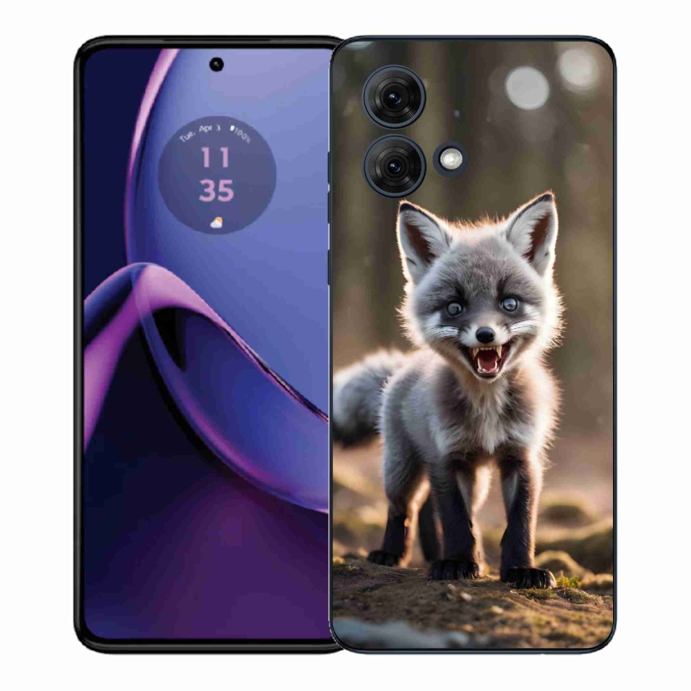 Gélový kryt mmCase na Motorola Moto G84 5G - rozzúrená líška