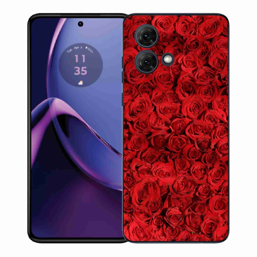 Gélový kryt mmCase na Motorola Moto G84 5G - ruža