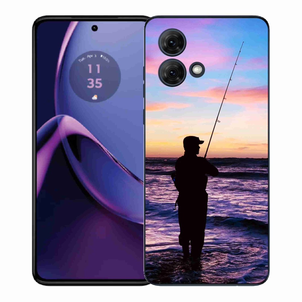 Gélový kryt mmCase na Motorola Moto G84 5G - rybárčenie 1