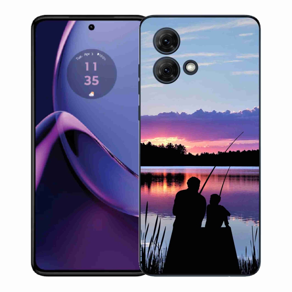 Gélový kryt mmCase na Motorola Moto G84 5G - rybárčenie 2