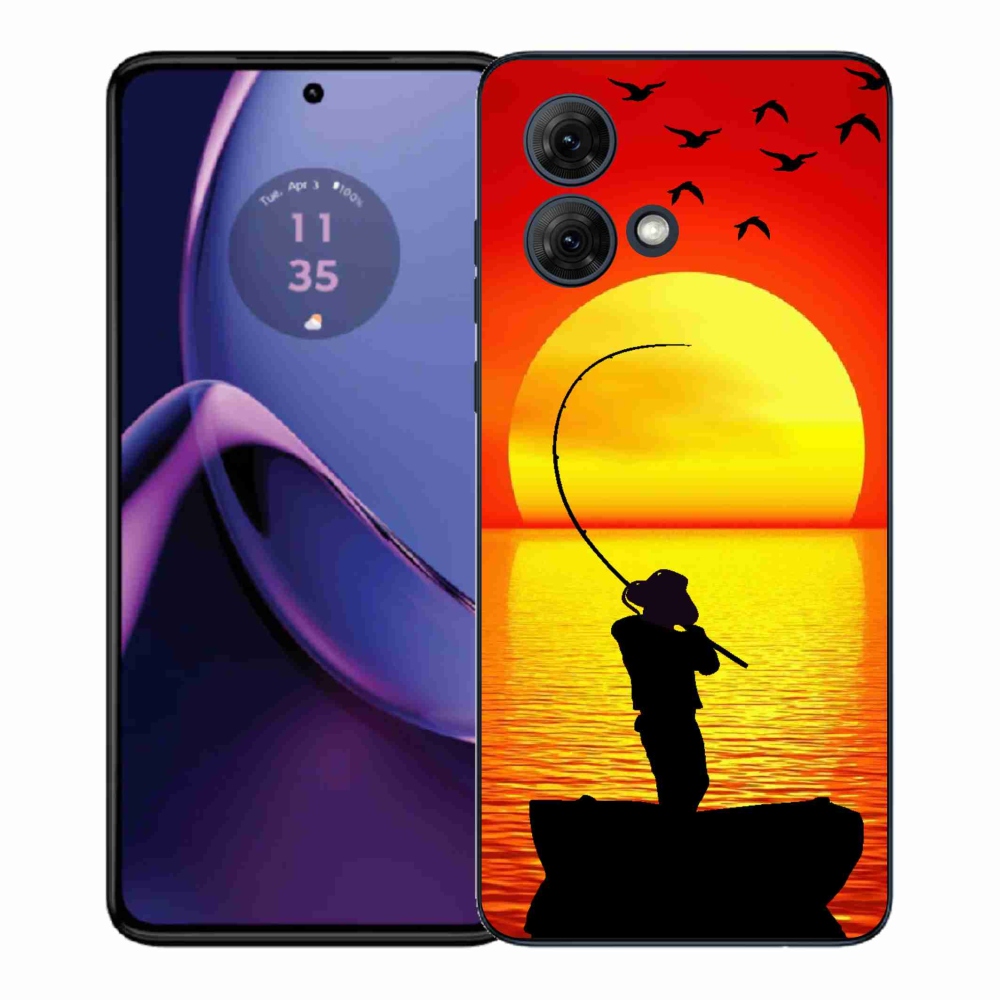 Gélový kryt mmCase na Motorola Moto G84 5G - rybárčenie