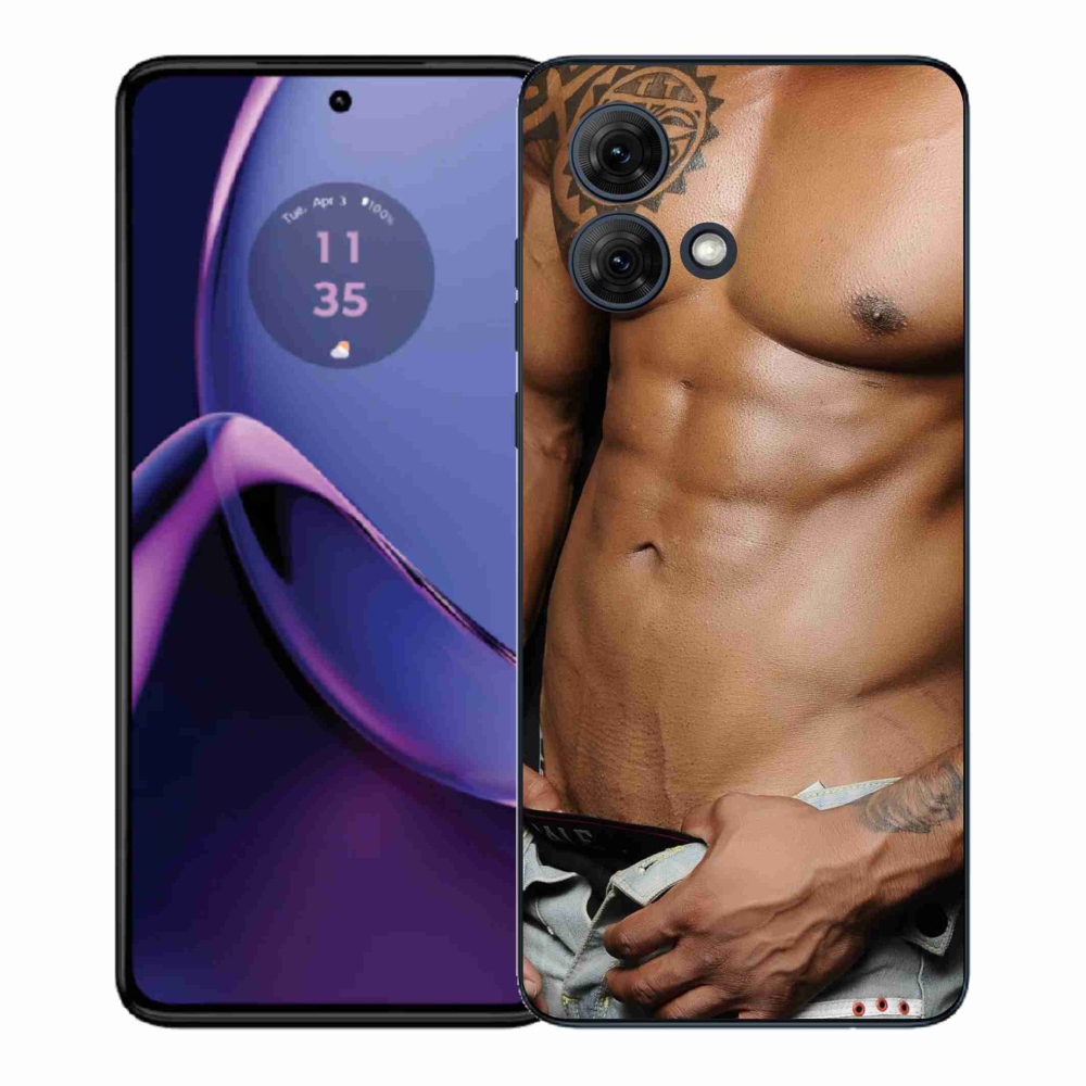 Gélový kryt mmCase na Motorola Moto G84 5G - sexy muž