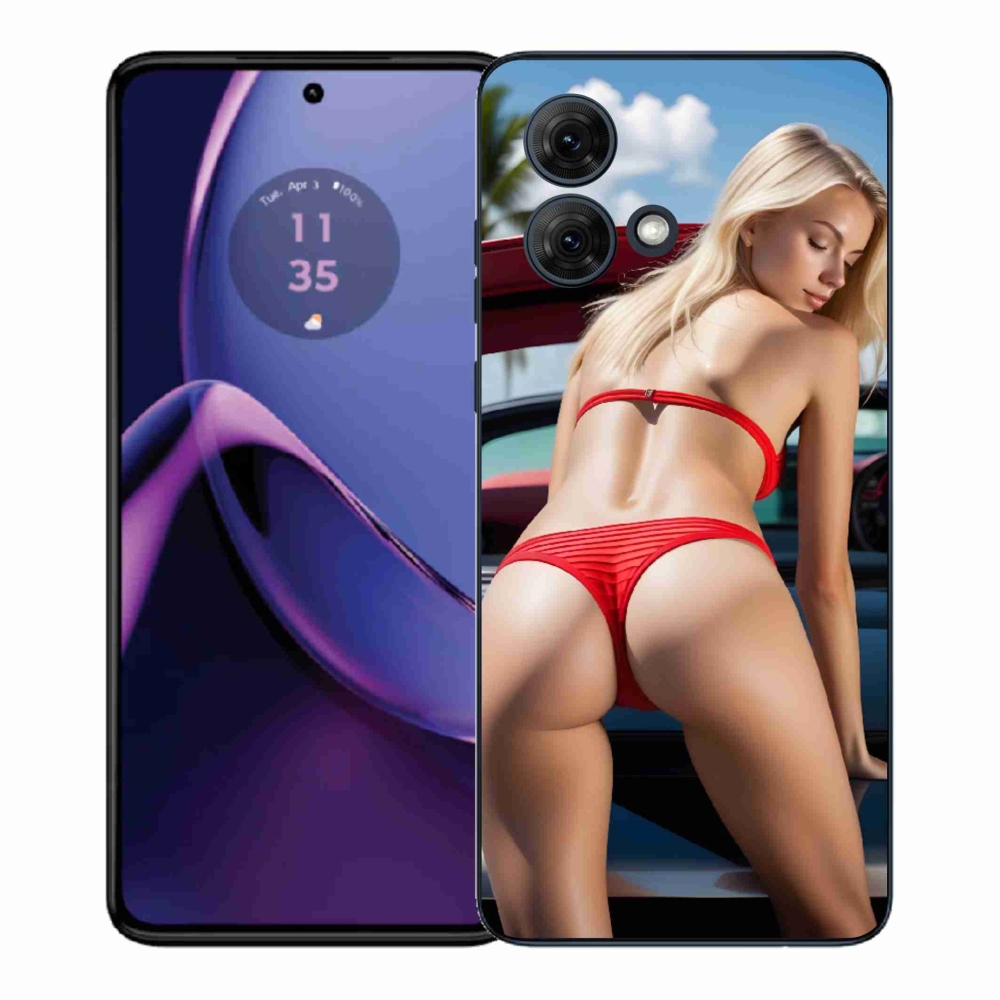 Gélový kryt mmCase na Motorola Moto G84 5G - sexy žena 2