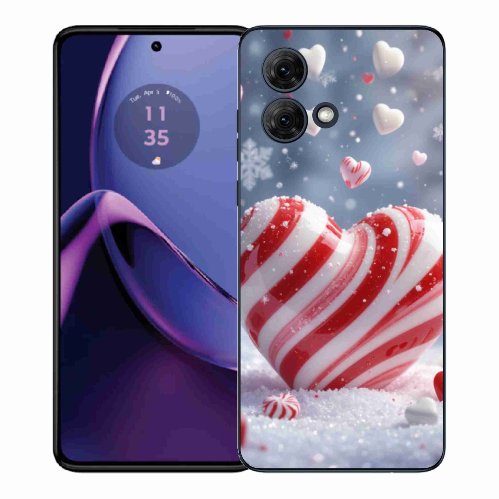 Gélový kryt mmCase na Motorola Moto G84 5G - sladké srdce