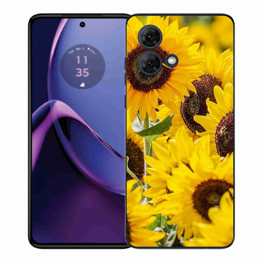 Gélový kryt mmCase na Motorola Moto G84 5G - slnečnica