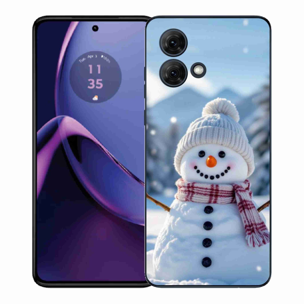 Gélový kryt mmCase na Motorola Moto G84 5G - snehuliak 3