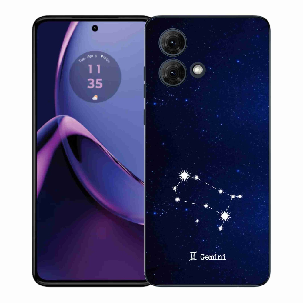 Gélový kryt mmCase na Motorola Moto G84 5G - súhvezdie Blížencov