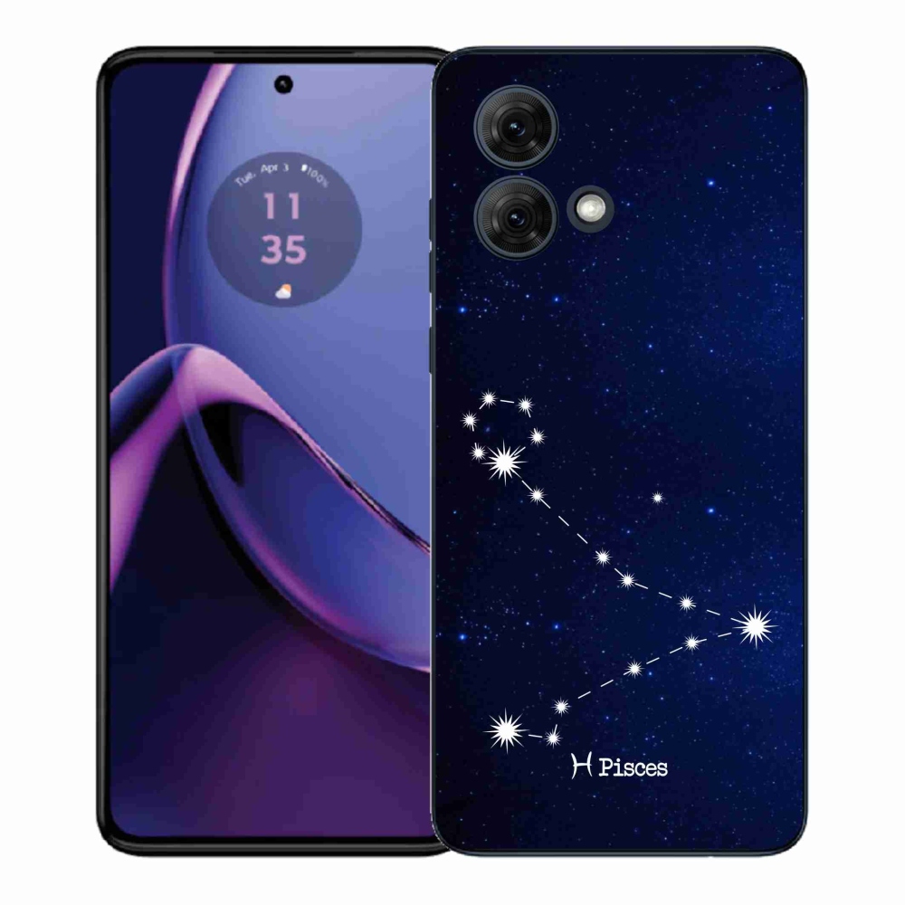 Gélový kryt mmCase na Motorola Moto G84 5G - súhvezdie Ryby