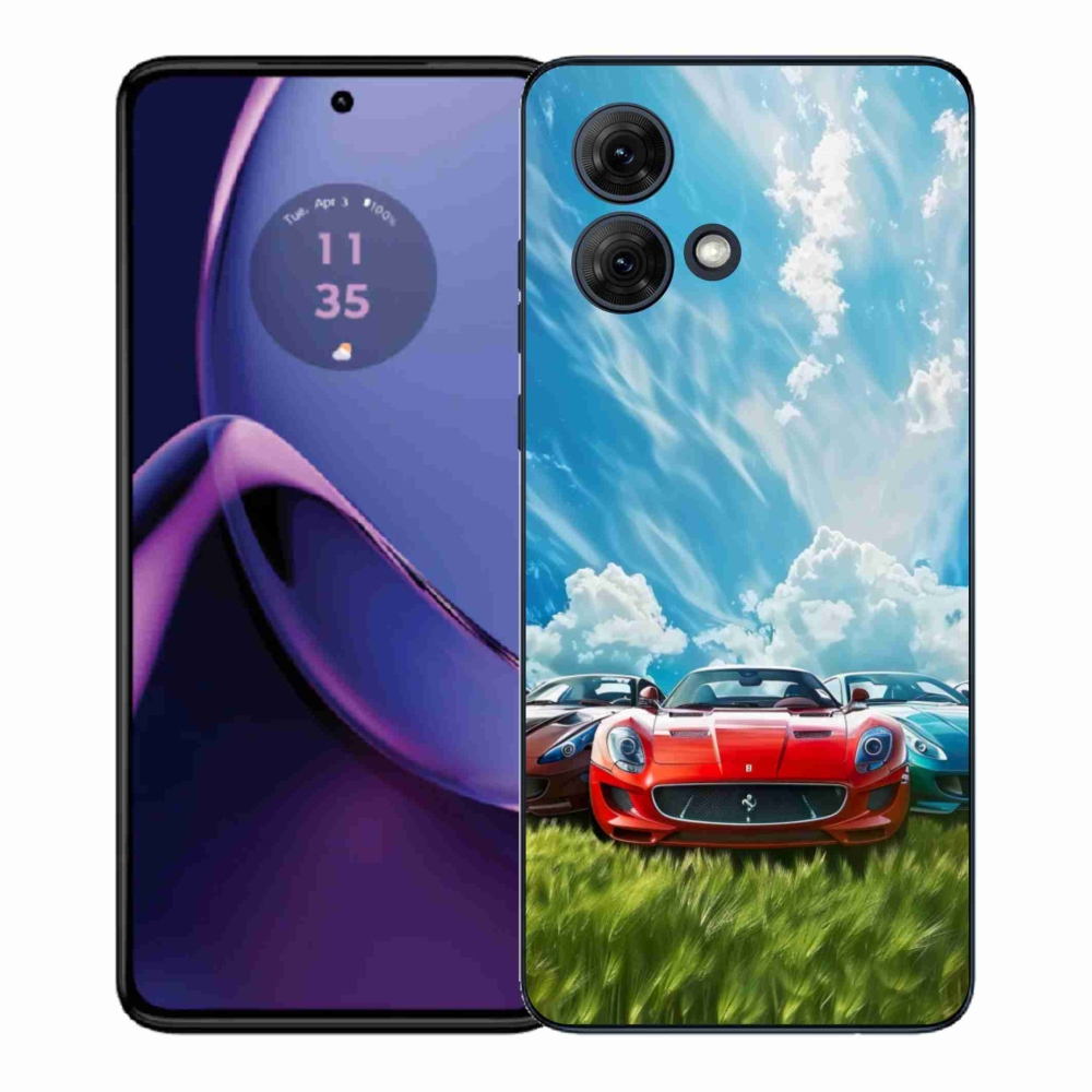Gélový kryt mmCase na Motorola Moto G84 5G - športové vozidlá